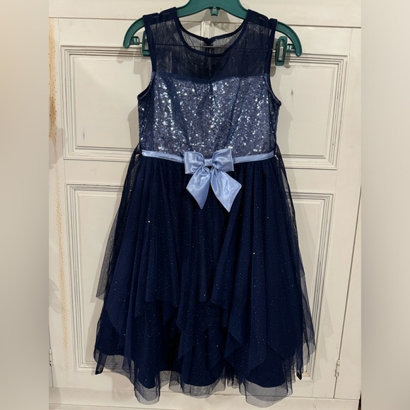 Jona Michelle Bug Girls Dress (Size 12) (Navy) - Picture 1 of 5